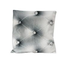 Capa de almofada estampa capitone em tecido 100% poliéster 44x44cm Capa de almofada estampa capitone em tecido 100% poliéster 44x44cm