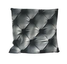 Capa de almofada estampa capitone em tecido 100% poliéster 44x44cm Capa de almofada estampa capitone em tecido 100% poliéster 44x44cm