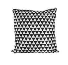 Capa de almofada estampa geométrica 100% poliéster 40x40cm