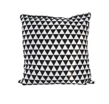 Capa de almofada estampa geométrica 100% poliéster 40x40cm