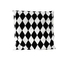 Capa de almofada estampa geométrica em tecido 100% poliéster 44x44cm
