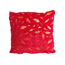Capa de almofada Feather Short Hair Vermelha 45x45 cm Capa de almofada Feather Short Hair Vermelha 45x45 cm