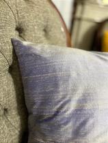 Capa de Almofada Fruta Cor Roxa Seda Pura 45x45cm para Decoração de Ambientes