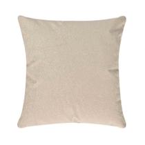 Capa de Almofada Glamour 45cm x 45cm Bege