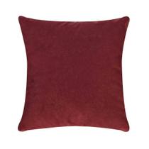 Capa de Almofada Glamour 45cm x 45cm Valle Vermelho