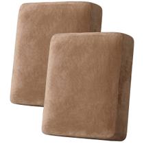 Capa de almofada H.VERSAILTEX Velvet Stretch para sofá Camel Capa de almofada H.VERSAILTEX Velvet Stretch para sofá Camel