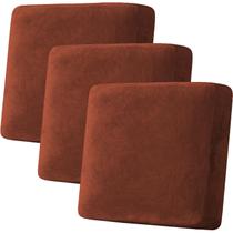 Capa de almofada H.VERSAILTEX Velvet Stretch para sofá XL Rust