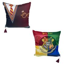 Capa De Almofada Harry Potter Gravata 40x40cm Decoração - Loja Coisaria