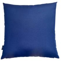 Capa De Almofada Impermeável Antiácaro Azul Marinho Área Externa 45cmx45cm