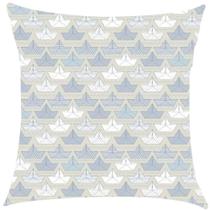 Capa de Almofada Impermeável Barquinho 43x43cm