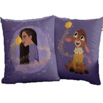 Capa De Almofada Infantil Disney Wish Bella Janela 45X45 Cm