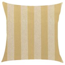 Capa de Almofada Jacquard Dourado 43x43cm Capa de Almofada Jacquard Dourado 43x43cm