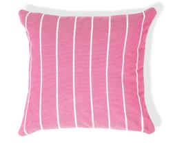 Capa de Almofada Jacquard Nouveau Listras Rosa