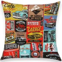 Capa de Almofada Jacquard Retrô 43x43cm
