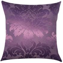 Capa de Almofada Jacquard Roxo 43x43cm