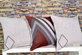 Capa de Almofada Jacquard Rústico Dupla Face - Adele