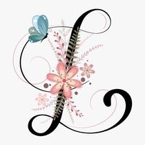 Capa de almofada Letra - Flores