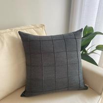 Capa de Almofada Linho Square Grafite 50cm