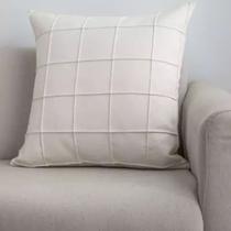 Capa de Almofada Linho Square Off-Whte 50cm