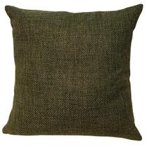 Capa De Almofada Linho Verde - Espaço Casa