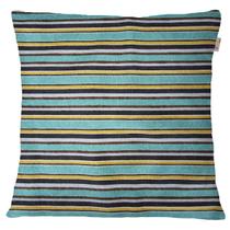 Capa de Almofada Listrado Céu Azul 45x45cm