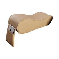 Capa De Almofada Macia Para Apoio De Braço Central De Carro Em Couro Preto Capa De Almofada Macia Para Apoio De Braço Central De Carro Em Couro Preto