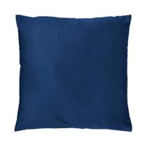 Capa De Almofada Micromink Jolitex Azul Marinho