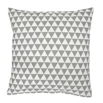 Capa De Almofada Minimalista Triângulos Cinza 42X42Cm