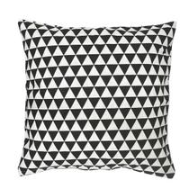 Capa De Almofada Minimalista Triângulos Cinza 42X42Cm Capa De Almofada Minimalista Triângulos Cinza 42X42Cm