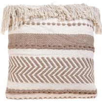 Capa De Almofada Native New Decorativa Macramê 45x45cm Dakar