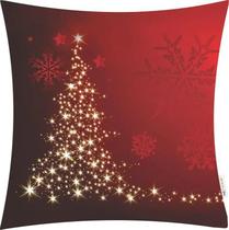 Capa de Almofada Nia Veludo Digital Natalino 43x43 cm