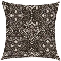 Capa de Almofada Oásis Marrom Impermeável 43x43cm