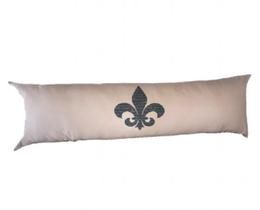 Capa De Almofada Para Cabeceira 140X40 Flor De Liz