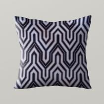 Capa de almofada para sofá em suede labirinto