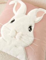 Capa de almofada Páscoa veludo Coelho 3D