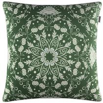 Capa de Almofada Patch Arte Verde Musgo 45x45cm