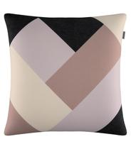 Capa De Almofada Patch Geometrico Adomes Marrom