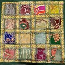 Capa de Almofada Patchwork Indiana Quadrada 40 X 40CM