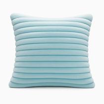 Capa de Almofada Pelúcia Luxo Soft Wave Decoração Azul Bebê Sofá Cama Sala de Estar 45x45 Novadecora Capa de Almofada Pelúcia Luxo Soft Wave Decoração Azul Bebê Sofá Cama Sala de Estar 45x45 Novadecora