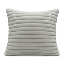 Capa de Almofada Pelúcia Luxo Soft Wave Decoração Prata Sofá Cama Sala de Estar 45x45 Novadecora Capa de Almofada Pelúcia Luxo Soft Wave Decoração Prata Sofá Cama Sala de Estar 45x45 Novadecora