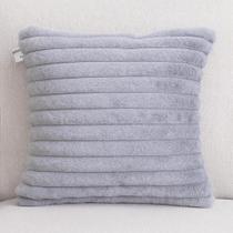 Capa de Almofada PlushLine Cinza Claro Capa de Almofada PlushLine Cinza Claro