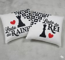 Capa de Almofada Rei e Rainha