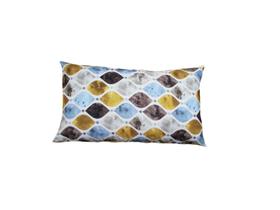 Capa de Almofada Retangular 30 x 50 Tecido Algodão Estampa Geométrica - Nallu Decor