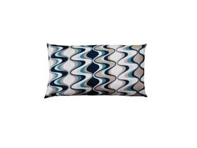 Capa de Almofada Retangular 40x60 Estampa Chevron Cor Verde Nallu Decor Capa de Almofada Retangular 40x60 Estampa Chevron Cor Verde Nallu Decor