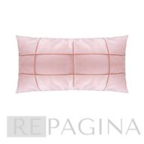 Capa de Almofada Retangular Baguete Aveludada 30x50 Decorativa Rosa