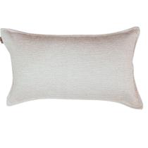 CAPA DE ALMOFADA RETANGULAR BAGUETE LINHAO TONS BEGE 30x50