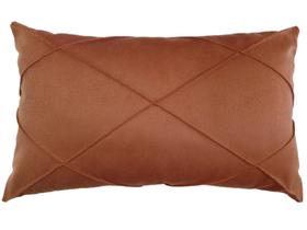 Capa De Almofada Retangular Baguete Suede Drapeada 30x50