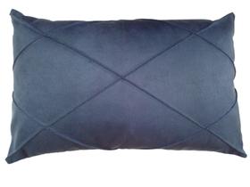Capa De Almofada Retangular Baguete Suede Drapeada 30x50