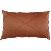 Capa de Almofada Retangular Baguete Suede Drapeada 50x30 Várias Cores