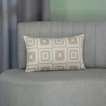 Capa de Almofada Retangular Marrocos Jacquard 55x33cm Dupla Face com Zíper Capa de Almofada Retangular Marrocos Jacquard 55x33cm Dupla Face com Zíper